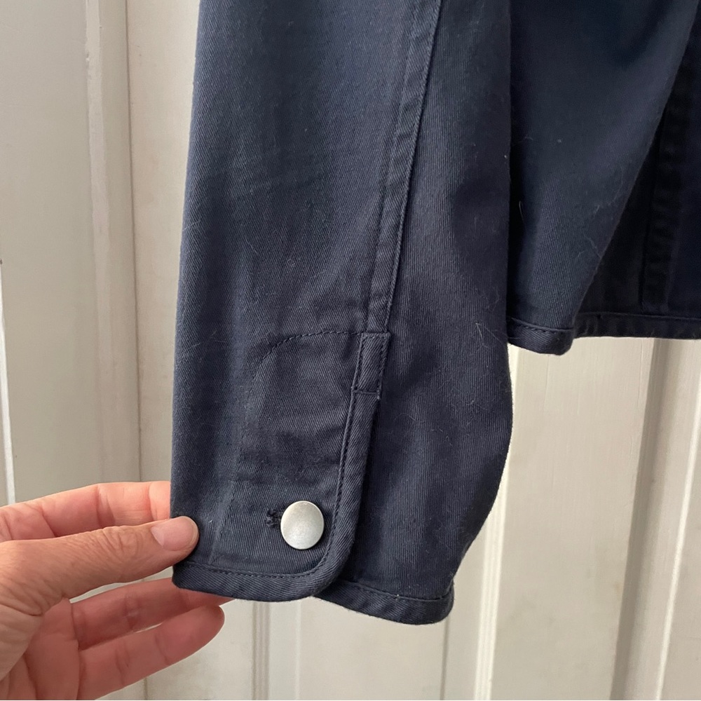 Pendleton Navy Blue Utility Jacket Silver Button … - image 5